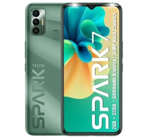 Tecno Spark 7 (3GB RAM 64 GB Storage) 6000mAh Battery | 16 MP Dual Camera for Rs.8299 @ Amazon
