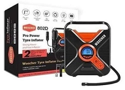 Woscher Pro Power 802D Digital Car Tyre Inflator with Digital Display