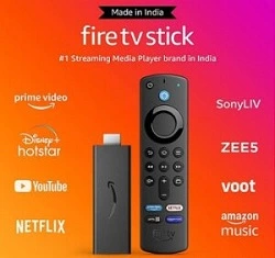 Fire TV Stick (3rd Gen, 2021) with all-new Alexa Voice Remote | HD streaming device for Rs.1999 @ Amazon