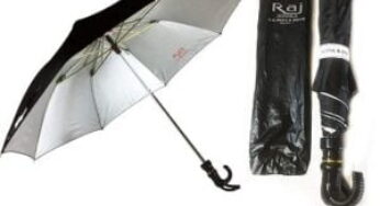 KC Paul & Sons Kolkata Raj 2 Fold Black Polyester Umbrella for Rs.399 @ Amazon