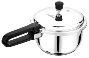 Pristine induction Base Stainless Steel Pressure Cooker 2 L for Rs.1299 @ Amazon