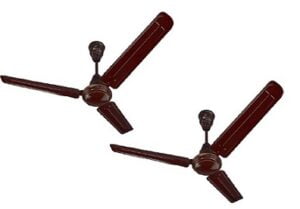 Lowest Price Deal: Bajaj New Bahar Deco 1200mm Ceiling Fan (Pack of 2) for Rs.3570 @ Amazon