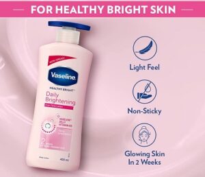 Vaseline Healthy Bright Daily Brightening Body Lotion for Healthy & Glowing Skin 400 ml for Rs.243 @ Amazon
