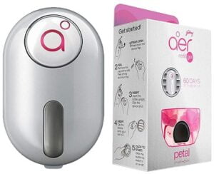 Godrej aer click, Car Vent Air Freshener Kit – Petal Crush Pink (10g) for Rs.299 @ Amazon