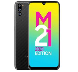 Samsung Galaxy M21 2021 Edition (Charcoal Black , 4GB RAM, 64GB Storage) | FHD+ sAMOLED | 6 Months Free Screen Replacement for Prime