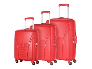 American Tourister Ivy 3 Pcs Set Hardsided Spinner Luggage with Built-in TSA Lock