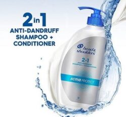 Head & Shoulders Anti Dandruff Shampoo + Conditioner, Active Protect, 650 ML