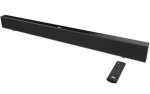 JBL Cinema SB110, 110W 2.1 Channel Dolby Digital Soundbar with Wired Subwoofer for Deep Bass, HDMI ARC, Bluetooth & Optical Connectivity 