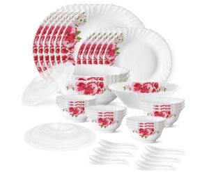 Larah by BOROSIL Glass Dinner Set 35 Pieces for Rs.1699 @ Amazon