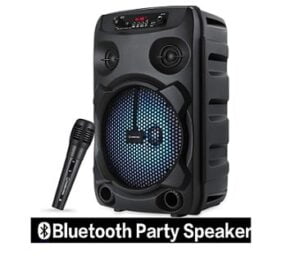 Modernista Sound Box 100 Wireless Bluetooth Speaker 20W with Wired Karaoke for Rs.1699 @ Amazon