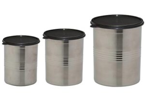 Signoraware Modular Steel Container Round 1500ml+2000ml+6100ml, Set of 3 for Rs.637 @ Amazon