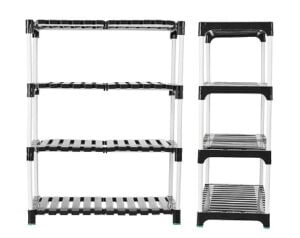 Solimo Multipurpose Rack for Shoes and Clothes, 4 Racks