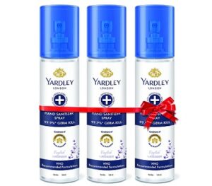 Yardley London English Lavender Hand Sanitizer spray, 140 ml (Pack of 3) for Rs.151 @ Amazon