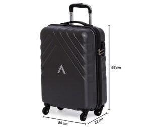 Aristocrat Sienna Polycarbonate 55 cms Hardsided Cabin Luggage