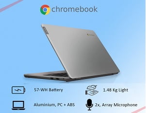 Lenovo Chromebook 14e 14 inches FHD Touch 1920 X 1080 Display AMD A6-9220C Processor/8GB DDR4 RAM/ 32GB Storage eMMC/ AMD Radeon R5 Graphics for Rs.25999 @ Amazon