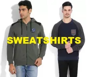 Heavy Discount up to 75% off on Top Brand Sweatshirts