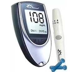 Dr. Morepen Blood Sugar Glucose checking machine(with 10 Free Swabs)