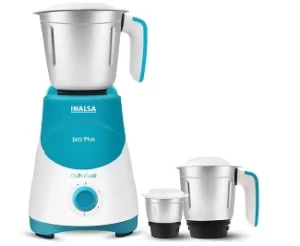 Inalsa Mixer Grinder 750W- Jazz Plus with 3 Stainless Steel Jars (2 years Warranty) for Rs.1388 @ Amazon
