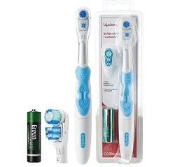 Lifelong LLDC45 Ultra Care Battery Operated Toothbrush With Replacement Head