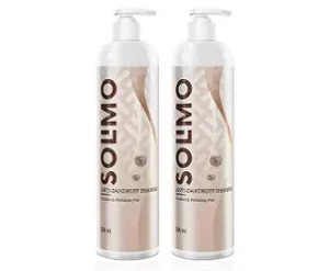 Solimo Anti-Dandruff Paraben-Free Shampoo, 500 ml (Pack of 2)