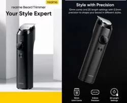 realme Trimmer (Cordless) with 20 Length Settings, 120min Battery & USB Type-C Fast Charge
