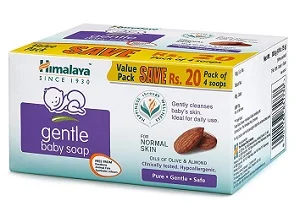 Himalaya Gentle Baby Soap Value Pack (4x75g) worth Rs.156 for Rs.103 @ Amazon