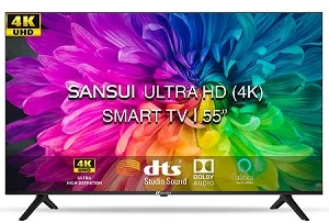 Sansui 140 cm (55 inches) 4K Ultra HD Certified Android LED TV for Rs.32490 @ Amazon