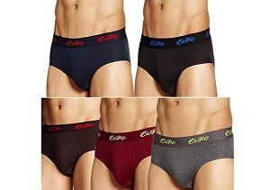 Euro Men’s Cotton Briefs (Pack of 5) size-M worth Rs.750 for Rs.475 @ Amazon