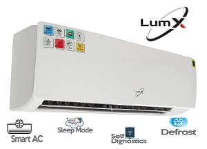 LumX 1.5 Ton 3 Star Split AC (Copper LX183CUHDM) for Rs.25990 @ Amazon (with HDFC Card Rs.24490)