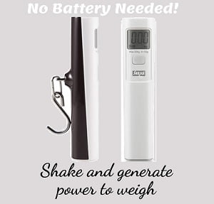 Sansui Battery-Free Portable Digital Luggage Scale with Metal Hook (50 kg) for Rs.999 @ Amazon