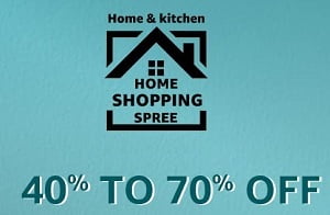 Amazon Home Shopping Spree: 40% to 70% off on Home & Kitchen | Large Appliances | TV