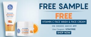 The Moms Co.- Shop worth Rs.499 & Get FREE SAMPLE of VITAMIN C Face Wash & Cream