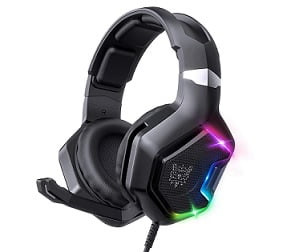 Gaming Headset with Microphone 7.1 Stereo Surround Sound Compatible with PS4, PS5, PC Laptop