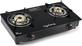 Steal Deal: Lifelong LLGS10 Glass Top, 2 Burner Manual Gas Stove for Rs.1199 @ Amazon