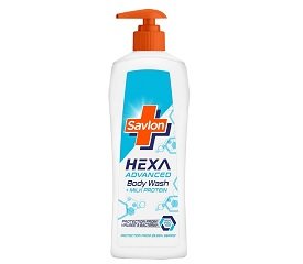 Savlon Hexa Advanced Body Wash with Milk Protein, Shower Gel for Moisturized Skin - 500 ml