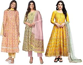 Anarkali Salwar Suits (Kurta Sets) - Minimum 50% off 