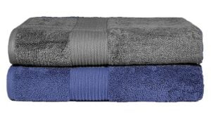 Fresh From Loom Cotton Bath Towel 500 GSM, 27x54 inch (Set of 2 pc)