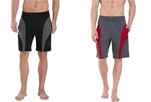 Best Discount Offer - Jockey Men's Sports Shorts (Pack of 2) - 50% off