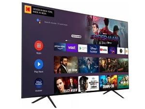KODAK 7XPro 126 cm (50 inch) Ultra HD (4K) LED Smart Android TV with 40W Sound Output & Bezel-Less Design for Rs.26999 @ Amazon