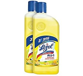 Lizol Disinfectant Surface & Floor Cleaner Liquid, Citrus – 625 ml (Pack of 2) worth Rs.250 for Rs.161 @ Amazon
