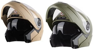 Steelbird SBA-7 7Wings ISI Certified Flip-Up Helmet for Men and Women with Inner Smoke Sun Shield for Rs.1571 @ Amazon