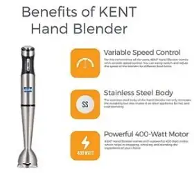 Kent Hand Blender 400 W Stainless Steel
