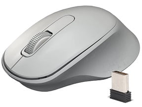 ZEBRONICS Zeb-AKO Wireless Mouse, 2.4GHz with USB Nano Receiver