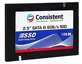 Consistent 2.5 inch SSD 128GB for Laptop / Desktop