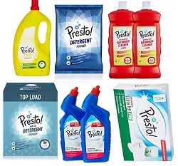 Amazon Brand Presto Household Supplies (Cleaner, Detergents) - up to 55% off