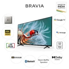 Sony Bravia 139 cm (55 inches) 4K Ultra HD Smart LED Google TV KD-55X74K for Rs.57500 @ Amazon