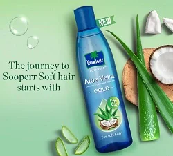 Parachute Advansed Aloe Vera Enriched Coconut Hair Oil GOLD | 5X Aloe Vera with Coconut Oil 400ml for Rs.146 @ Amazon
