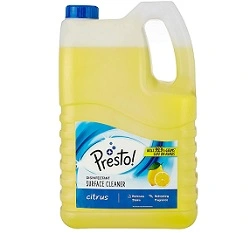 Presto! Disinfectant Surface Cleaner – 5 L for Rs.449 @ Amazon (Limited Period Offer)