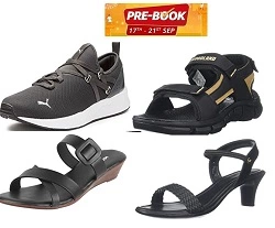 Pre-Book Men’s & Women’s Footwear for Rs.1 and Buy it at Deep Discounted Price @ Amazon