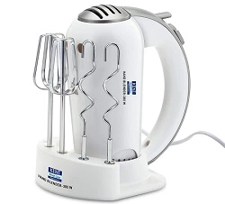 KENT 16051 Hand Blender 300 W | 5 Variable Speed Control | Multiple Beaters & Dough Hooks | Turbo Function